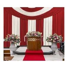 Cortina Sala Grande Para Eventos Igrejas Quarto 4 00 X 2 80 Linda Cortina como Na Foto