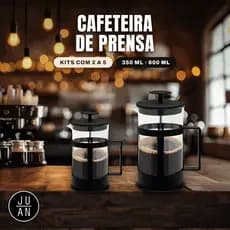 Kit Cafeteira de Prensa 600 ML