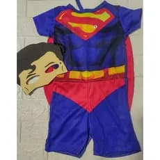 Fantasia super homem infantil/fantasia short/fantasia calça