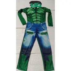 Fantasia infantil super heróis/fantasia Hulk/fantasia infantil longa