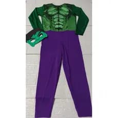 Fantasia infantil super heróis/fantasia infantil Hulk/fantasia infantil longa