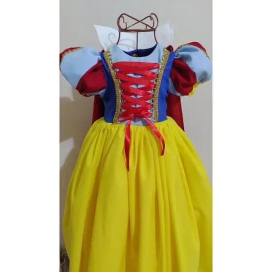 Fantasia infantil princesa  de neve/fantasia princesa maçã
