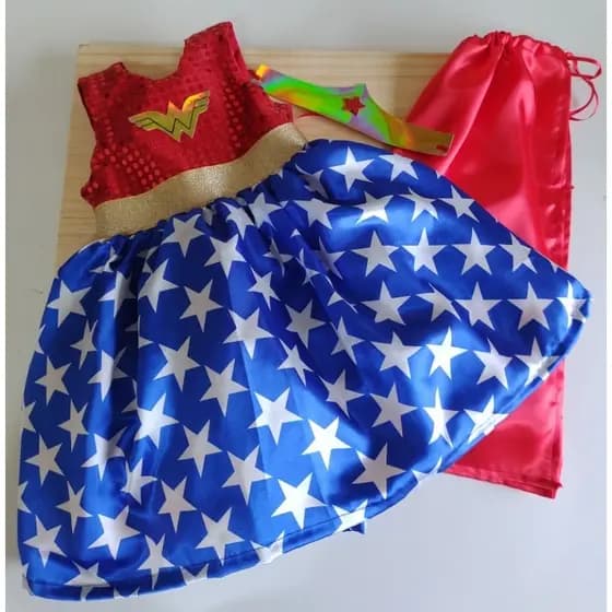 Fantasia infantil mulher maravilha