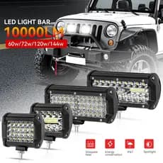 7-Polegada LED Barra De Luz De Trabalho Carro Auxiliar Ponto Inundação Feixe Combinado Para , Trator Barco Caminhão Fora