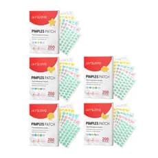200Adesivos secativos para espinha estrela coração hydrocolloid adesivo acne