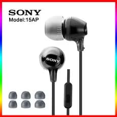 Original Sony MDR-EX15AP 3.5mm Com Fio Aprendizagem Earbud Intra-Auricular Subwoofer Estéreo Fones De Ouvido Para Jogos