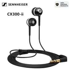 Original Sennheiser CX300 II Fone De Ouvido Intra-Auricular Com Som Estéreo Fones Magnéticos Para Jogos