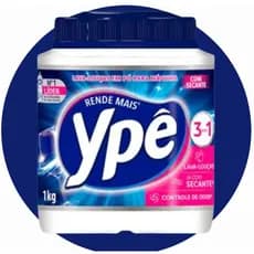 Sabão Detergente 1kg Para Máquina De Lavar Louças Em Pó Ypê 3 em 1 Com Ação Secante