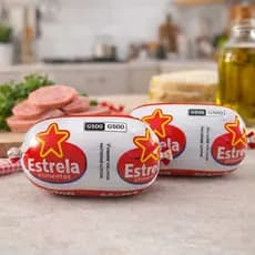 2 Mortadelas ESTRELA 400G cada Envio Imediato validade Otima