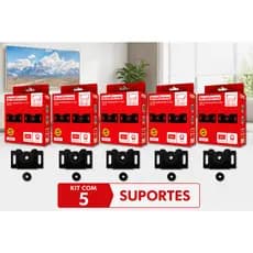 Suporte TV Fixo Universal Brasforma 10" a 71" KIT C/5 Suportes