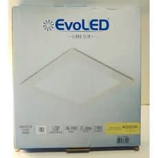 Painel de Led Quadrado Slim Embutir 18w 3000k e 4000k Bivolt Evoled