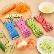 Ralador Descascador Utensílios de Cozinha Fatiador Legumes Frutas Inox Cozinha