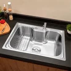 Cuba Gourmet Aço Inox 304 60x42cm Pia Cozinha Com Acessórios