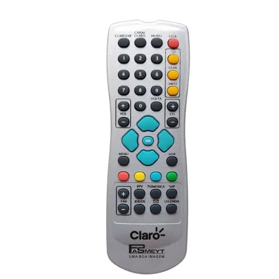 Controle Compatível Com Receptores Claro Via Satélite