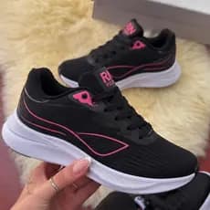 Tênis Esportivo RN Pulse Feminino  Confortável Academia Caminhada Casual Solado Macio