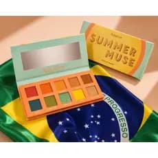 🇧🇷 PALETA SUMMER MUSE RUBY ROSE + BRINDE BANDANA DO BRASIL 🇧🇷