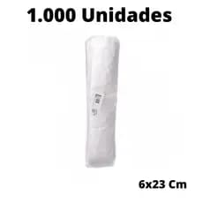 1.000 Saquinhos 6x23 Saco Plastico P/ Talher Geladinho Sacole Geladão