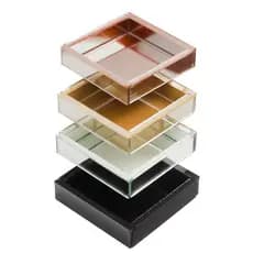 Bandeja Quadrada de Espelho | Decoração Elegante
