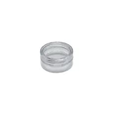 Pote Plástico Cristal Pacote com 4 | Armazenamento Elegante e Prático