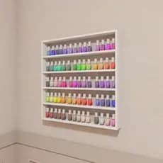 Nicho Organizador Expositor Para 200 Esmaltes 60x60 5 Prateleiras Premium