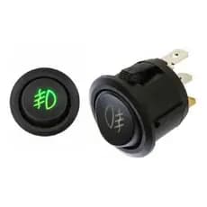 Interruptor Farol Auxiliar Neblina Com Iluminação Verde
