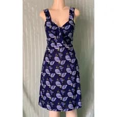VESTIDO DE ALÇA COM GRAVATINHA    curto