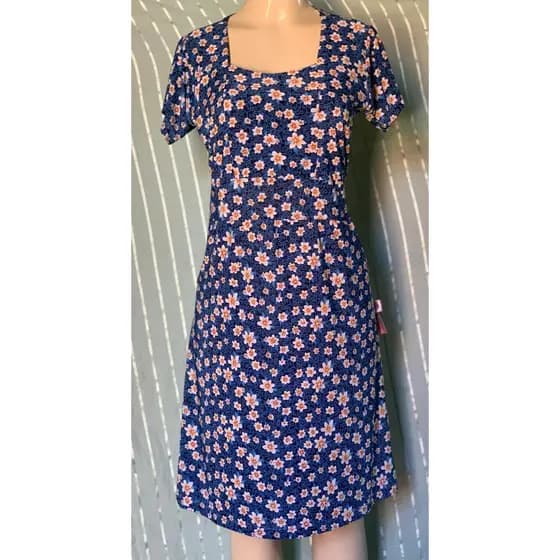 vestido de manga com bolso