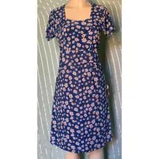 vestido de manga com bolso
