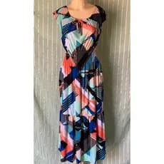 vestido ciganinha longo sem manga