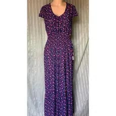 vestido longo de elastex com manguinha