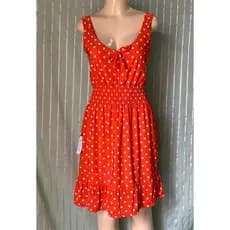 vestido de alça com elastex com babado