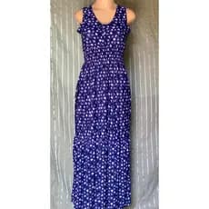 vestido longo com elastex sem manga