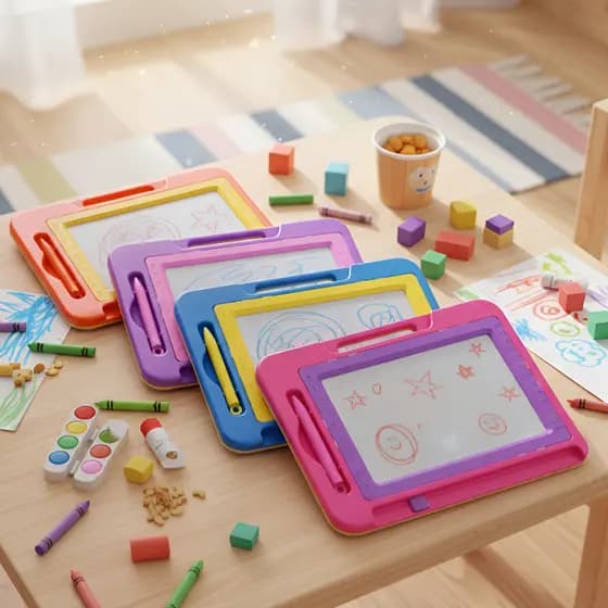 Lousa Magica Infantil Caneta Magnetica Quadro Escrita 25cm - Art Brink