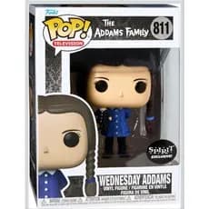 Funko Boneco Pop Spirit Halloween The Addams Family Wednesday Addams Diamond Glitter Oficialmente licenciadoColecionável