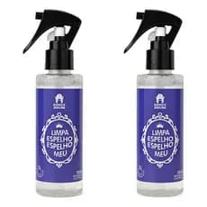 Kit 2 Spray Limpa Vidro Espelho Perfumado Desembaçar 150ml