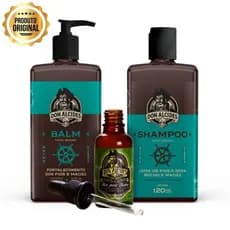 Kit Shampoo + Balm + Óleo Para Barba - Don Alcides Calico Jack