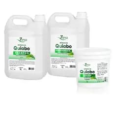 Kit Ultra Hidratante extrato de quiabo profissional 5l