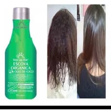 escova progressiva sem formol oleo de coco new liss hair 1l