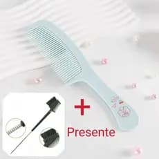 Pente de Cabelo Infantil Anti-Estático Desenho Fofo＋ Pente Escova Baby Hair 3 Em 1/ALEATORIA ESTAMPA
