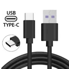 Cabo Carregador *TIPO C* Turbo Rápido Micro Usb Tipo C Cabo de Dados 1 Metro de Comprimento