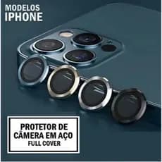 Película Câmera Protetora De Lentes Para iPhone 14 11 16 12 13 14 Pro 14 Pro Max 15 Pro Max *** Protetor Metal ***
