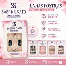Unhas Postiça Sabrina Sato Quadrada