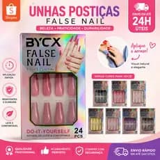 Unhas Postiças Bailarina  BYCX 24 unidades