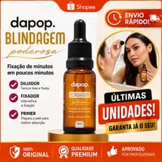 Blindagem Facial Poderosa Dapop  Resistente água Primer Fixação Duração para sua Make