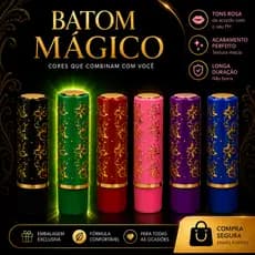 Pink 21 Batom Mágico Longa Duração | Cor Personalizada nos Lábios | Hidratante e Efeito Natural