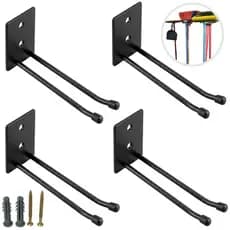 4 Suporte Para Vassouras Rodos de Parede Organizador 30cm