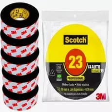 Kit 5 x Fita Auto Fusão Scotch 23 Alta Tensão 19mmx2m 3m