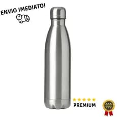 Garrafa Aço Inox Premium 750ml - Squeeze Academia, Escritório Envio Imediato
