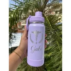 Garrafa Térmica Inox 600ML Personalizada com sua logo ou nome