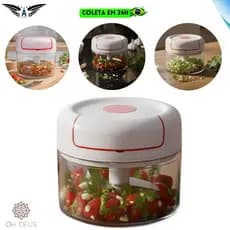 Mini Triturador Manual De Alho Cebola Grãos Pimenta Temperos Alimentos Corda